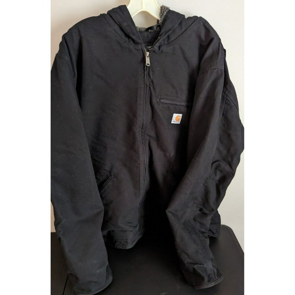 * Carhartt Jacket OJ0140-M Black Mens XL Loose Fit